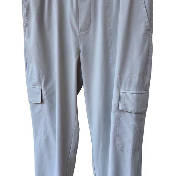 Banana Republic Standard Flyweight Cargo Jogger Pants XS in Salton Sea Cream - Picture 5 of 9